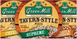 Tavern style pizzas